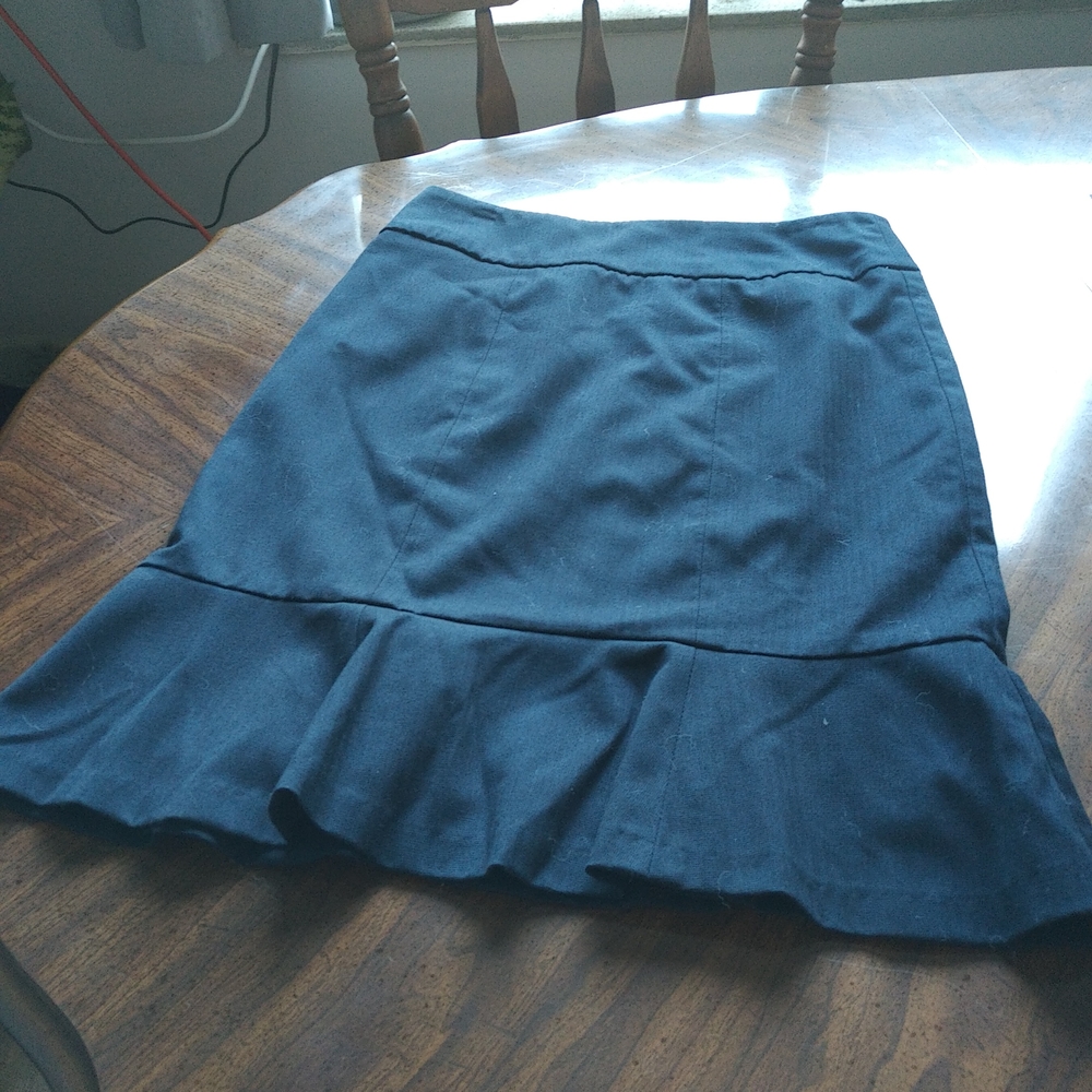 Fully lined navy pencil skirt 2